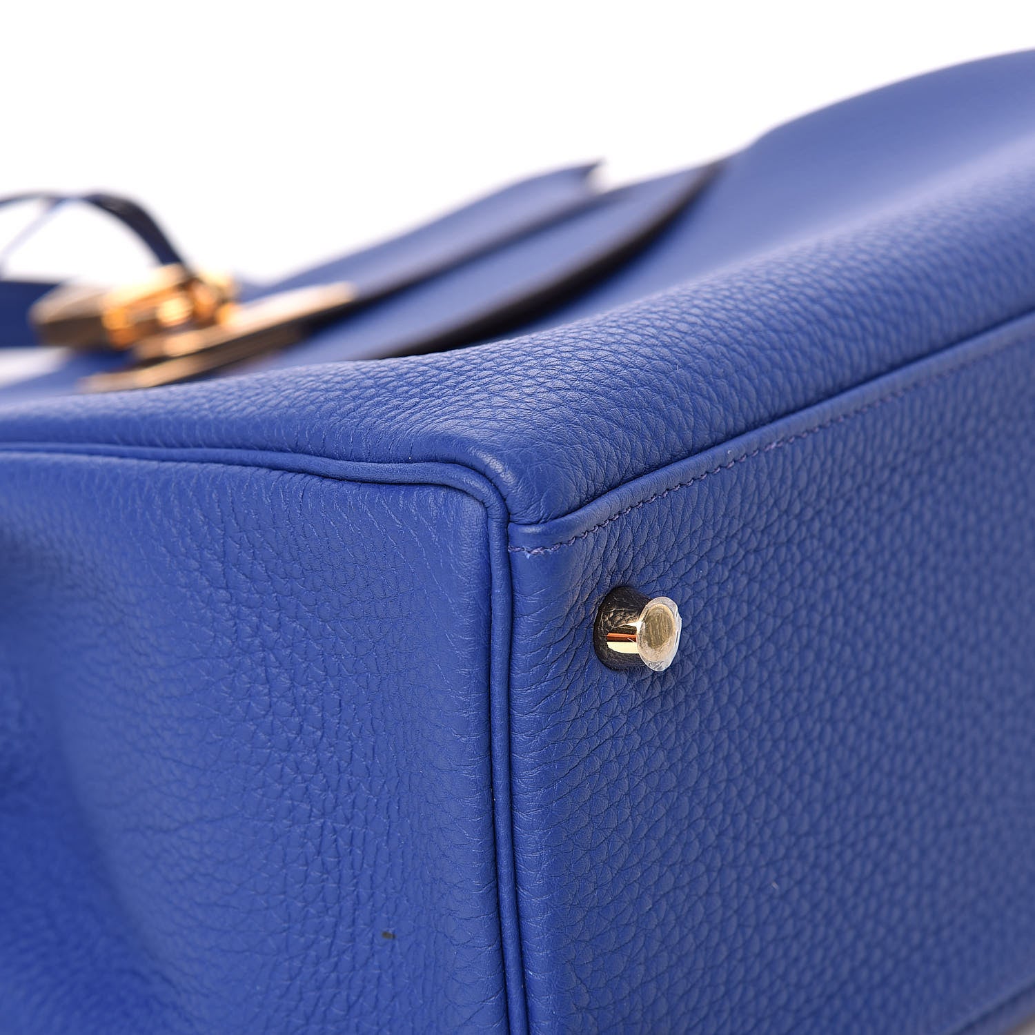 Hermes Togo Kelly Retourne 32 Bleu Electrique 31 of 33