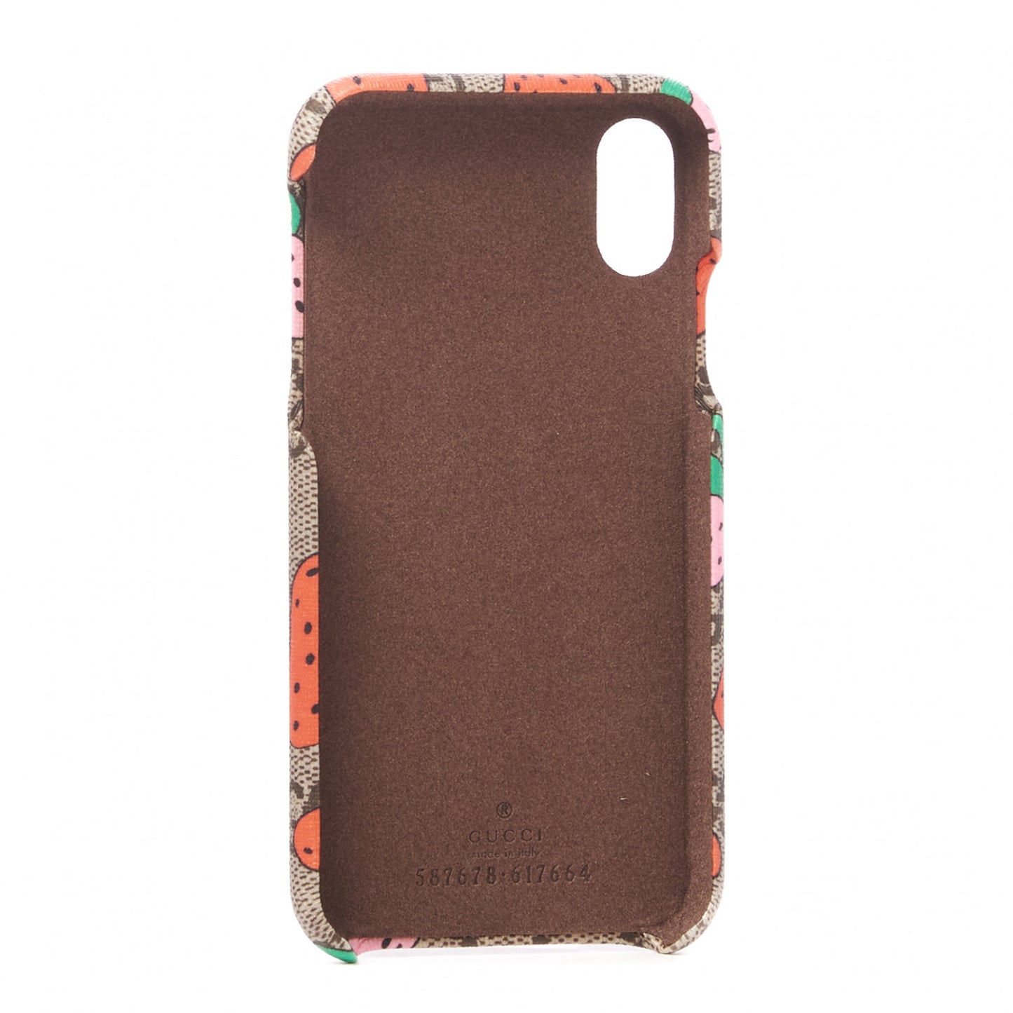 GG Supreme Monogram Strawberry iPhone X/XS Case