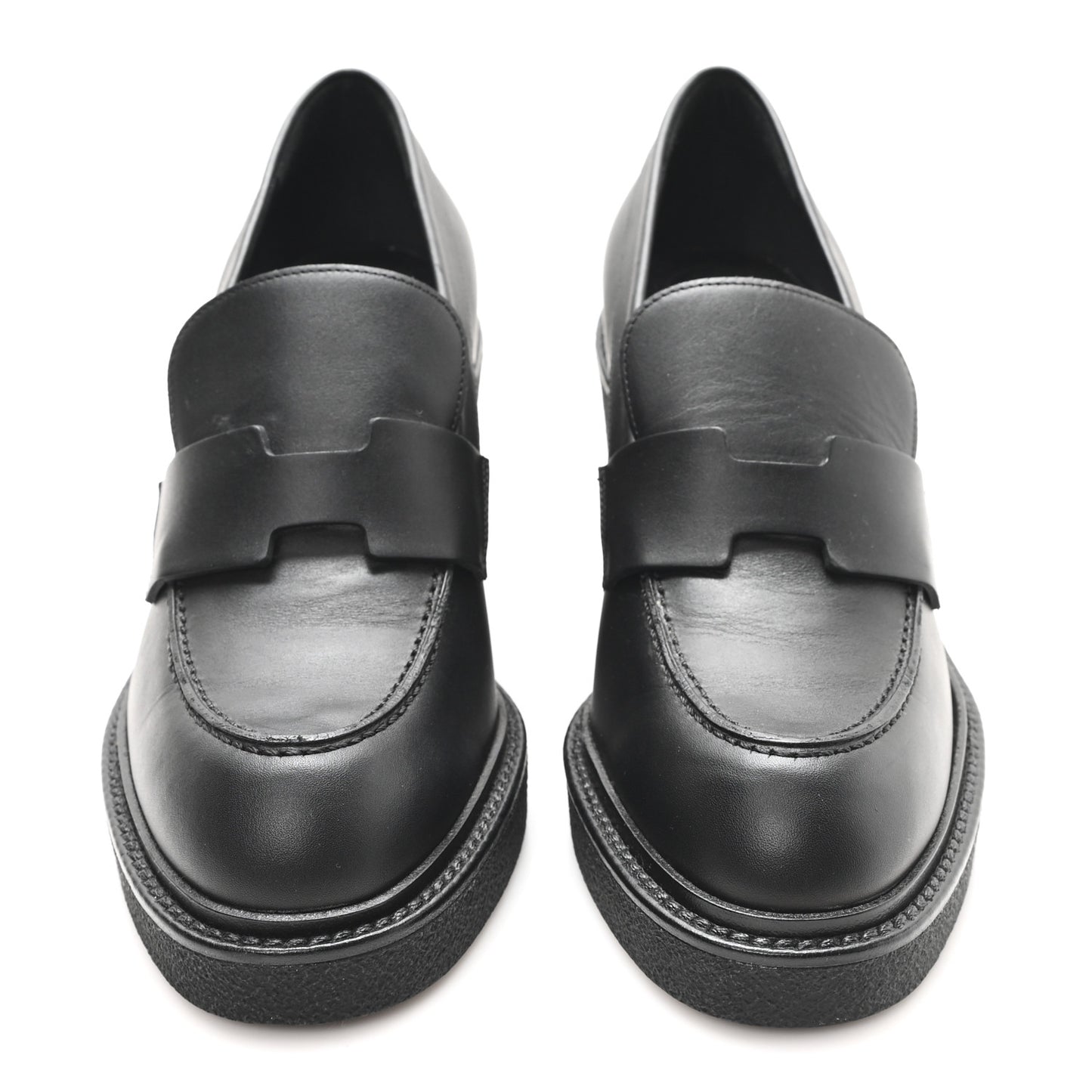 Calfskin Didi 70 Loafers 38 Black
