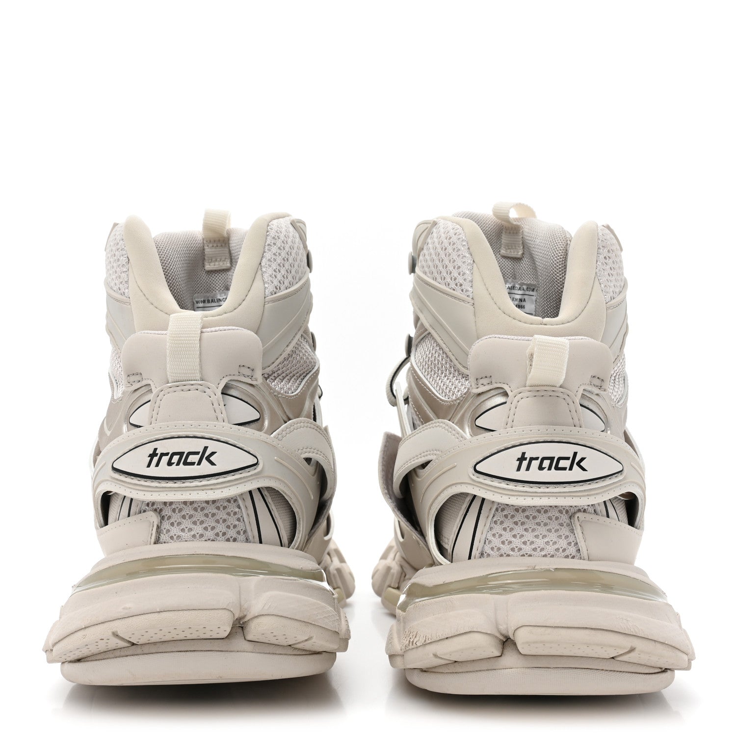 Balenciaga Mesh Nylon Womens Track Hike Sneakers 39 Full Beige 4 of 9