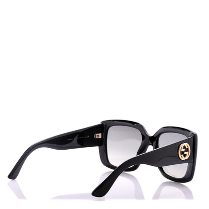 Gucci Acetate Square Frame Sunglasses GG 0141/S Black 4 of 8