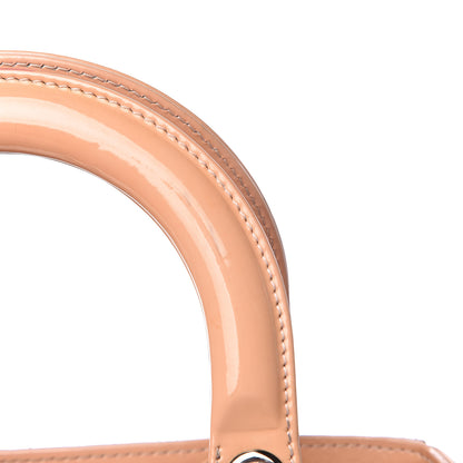 Christian Dior Patent Cannage Medium Lady Dior Beige 15 of 24