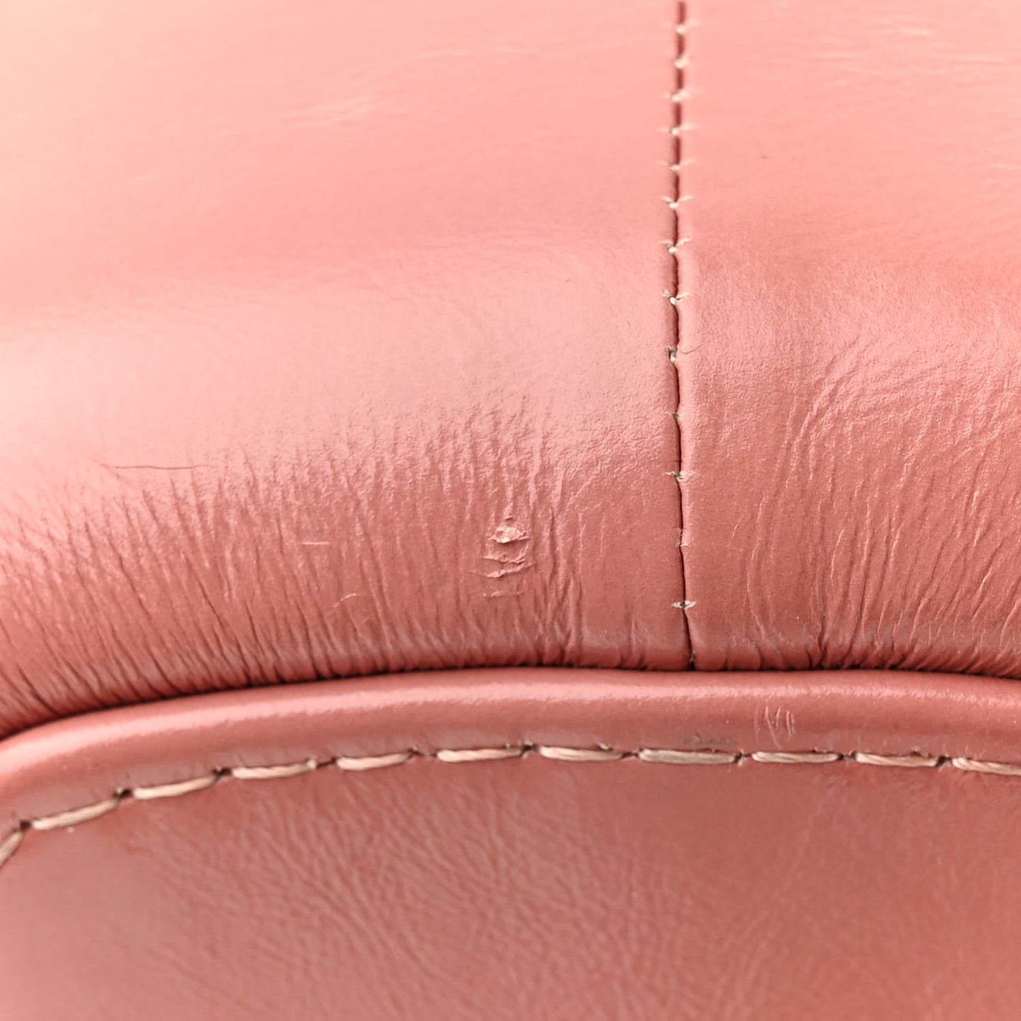 Aged Calfskin Quilted Medium Gabrielle Hobo Pink