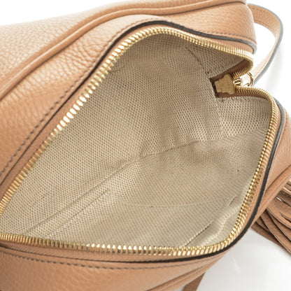 Gucci Pebbled Calfskin Small Soho Disco Bag Rose Beige 5 of 7