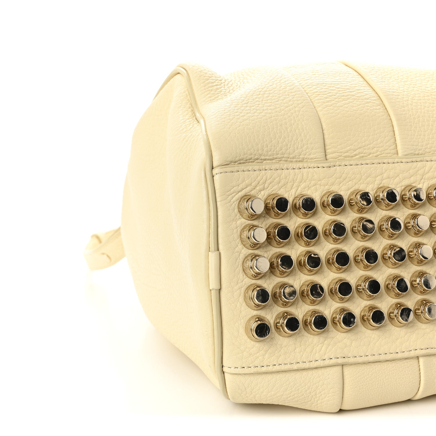 Alexander Wang Pebbled Lambskin Rocco Soft Meringue Pale Gold Hardware 8 of 9