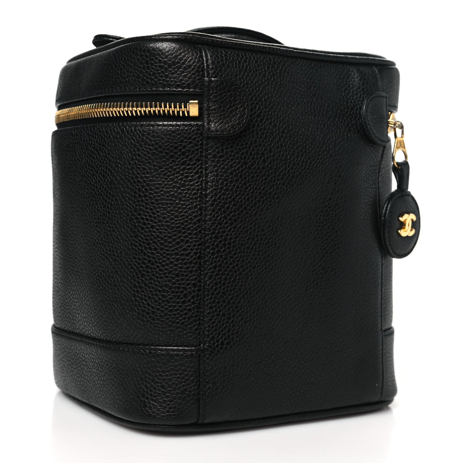 Chanel Caviar Vanity Cosmetic Case Black 3 of 11