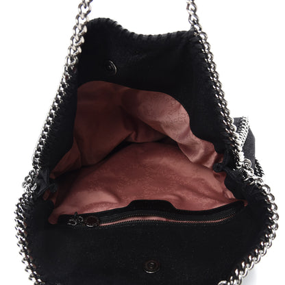 Stella McCartney Shaggy Deer Falabella Fold Over Tote Black 6 of 12