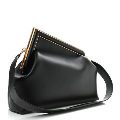 Fendi Shiny Nappa Medium Fendi First Black 3 of 11