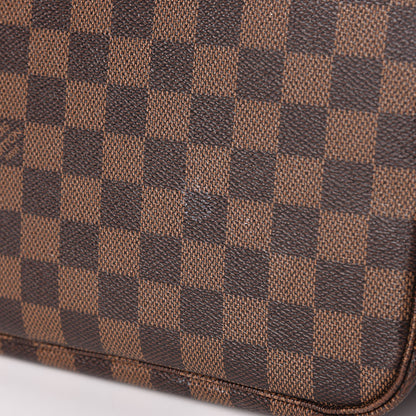 Louis Vuitton Damier Ebene Neo Neverfull MM Rose Ballerine 12 of 13