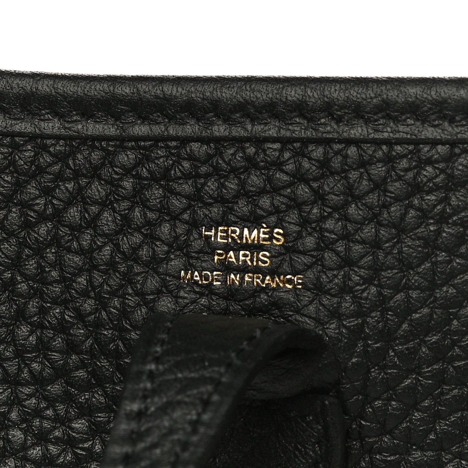 Hermes Taurillon Clemence Evelyne TPM Black 6 of 11
