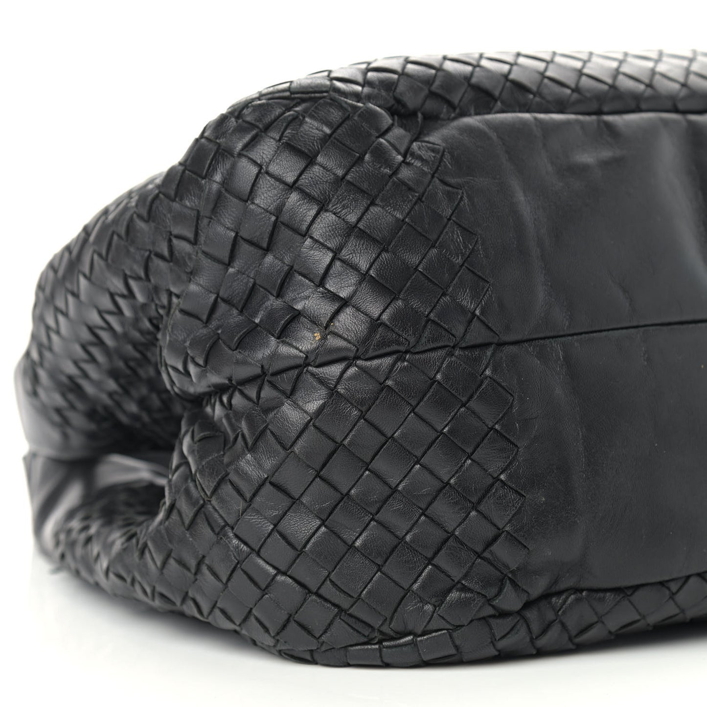 Nappa Intrecciato Medium Campana Black