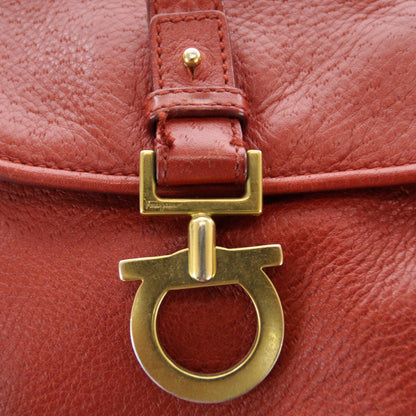 FASHIONPHILE SALVATOREFERRAGAMOLeatherGanciniHoboRed 5 of 7