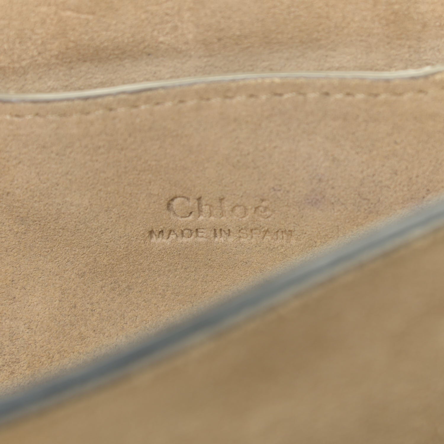 Chloe Suede Calfskin Small Faye Shoulder Bag Summer Blue Intense Green 8 of 10