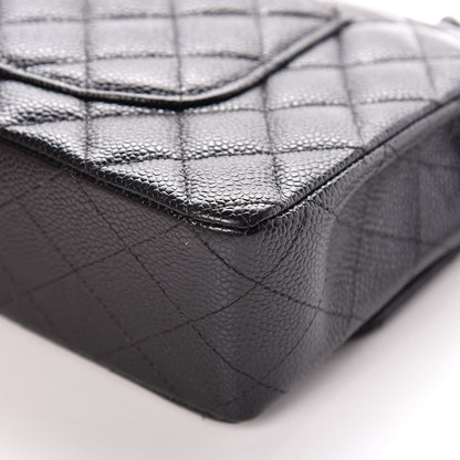 Chanel Caviar Quilted Medium Double Flap Black 10 of 14