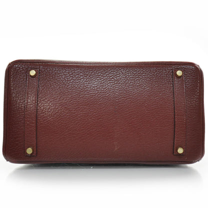 Hermes Chevre de Coromandel Birkin 35 Rouge H 5 of 9