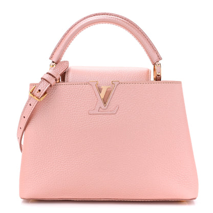Louis Vuitton Metallic Taurillon Capucines BB Pearly Pink 1 of 12