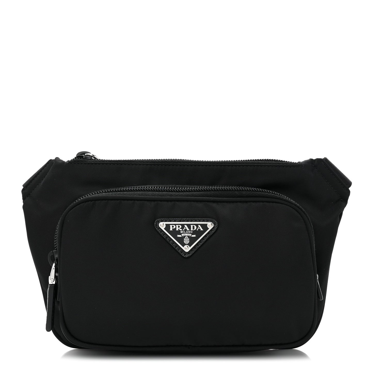Re-Nylon Saffiano Belt Bag Black
