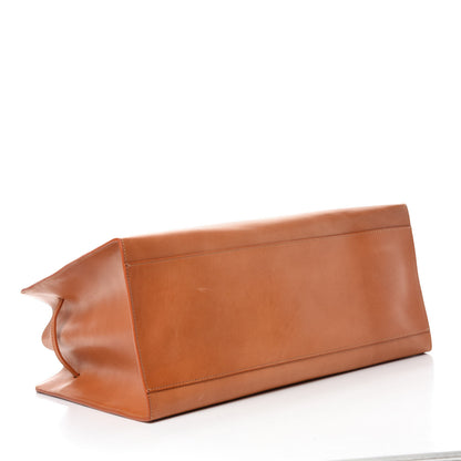 Mansur Gavriel Vegetable Tanned Calfskin Large Sun Bag Camello 4 of 9