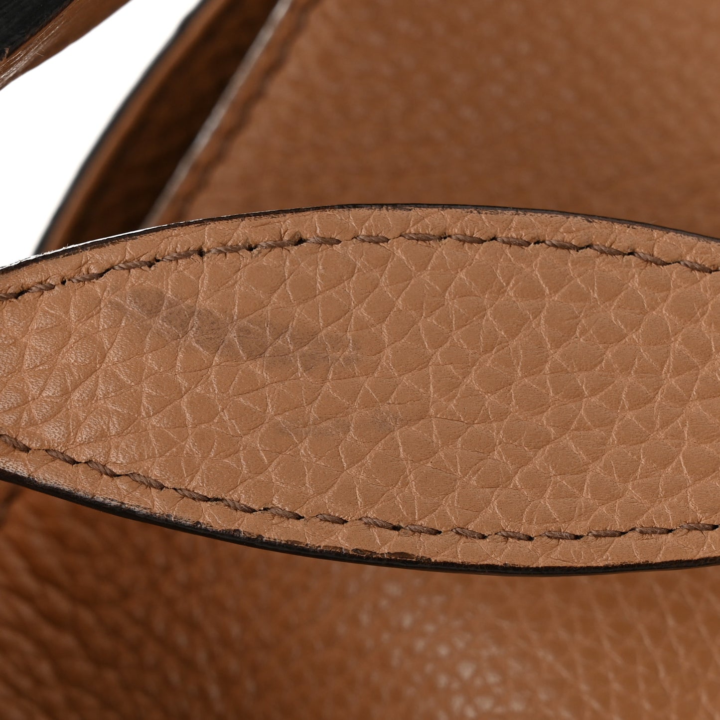 Pebbled Calfskin Medium Soho Chain Shoulder Bag Camelia