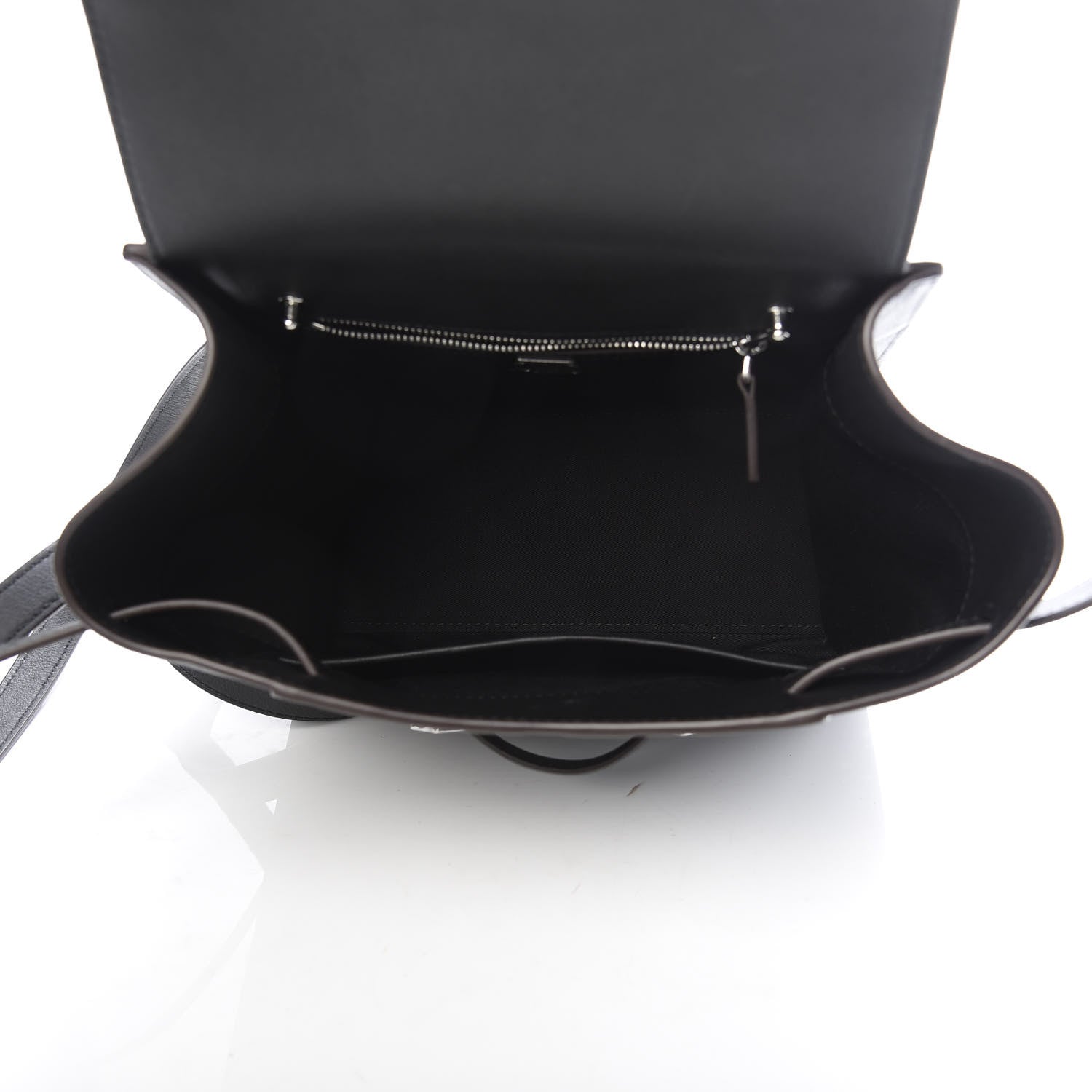 MCM Calfskin Essential Monogram Small Backpack Black 4 of 9