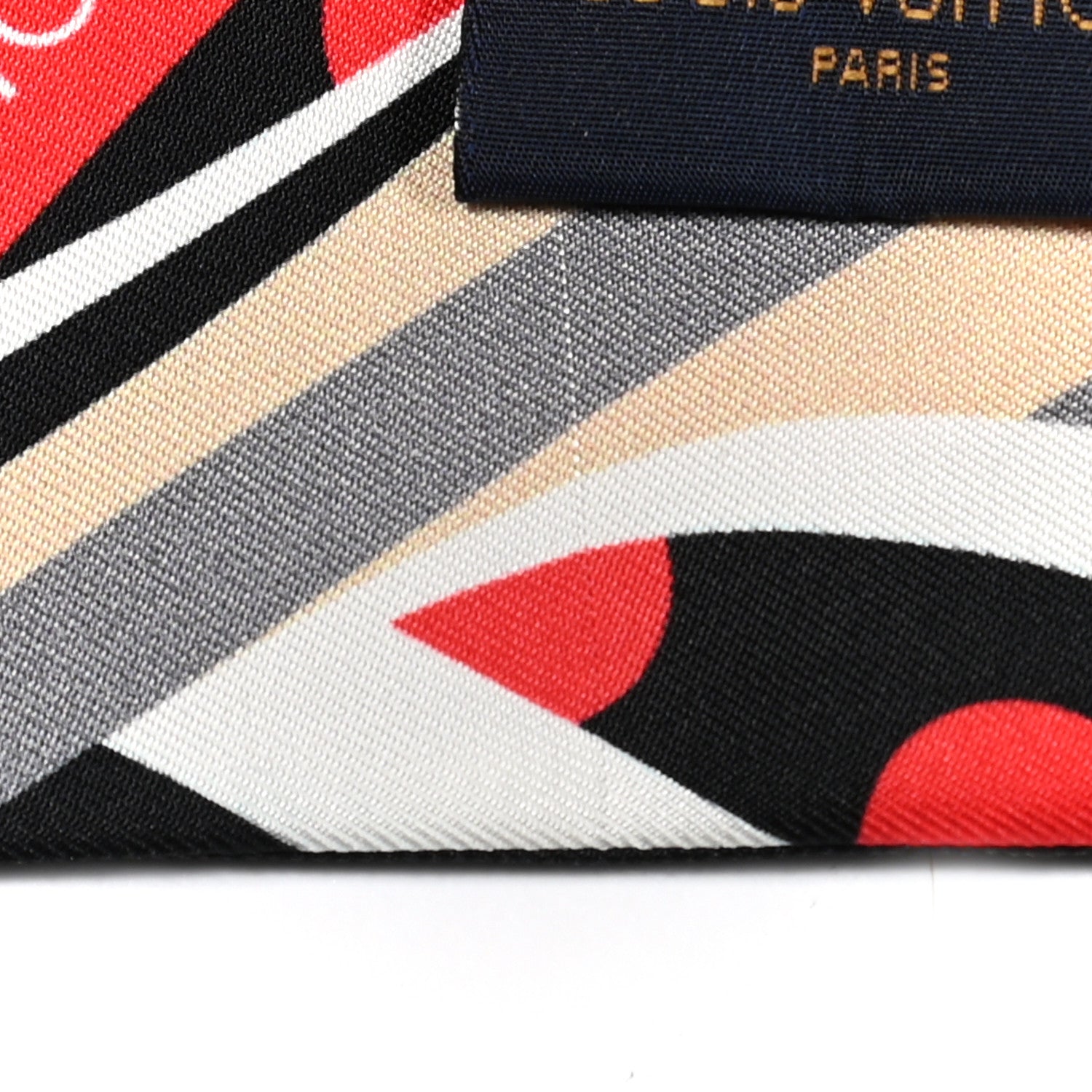 Louis Vuitton Silk Pop Monogram BB Bandeau Red 3 of 4