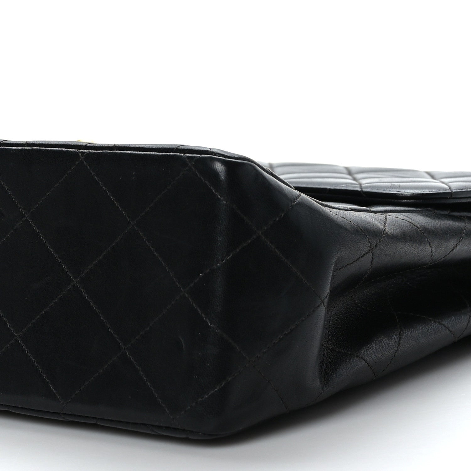 Chanel Lambskin Quilted Jumbo Single Flap Black 9 of 9