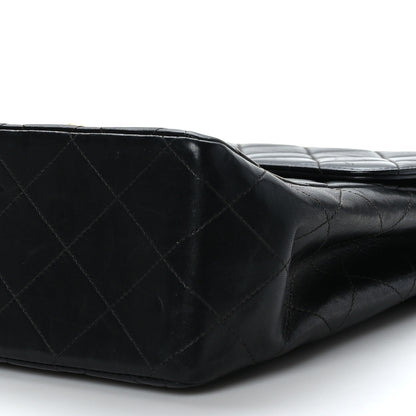 Chanel Lambskin Quilted Jumbo Single Flap Black 9 of 9