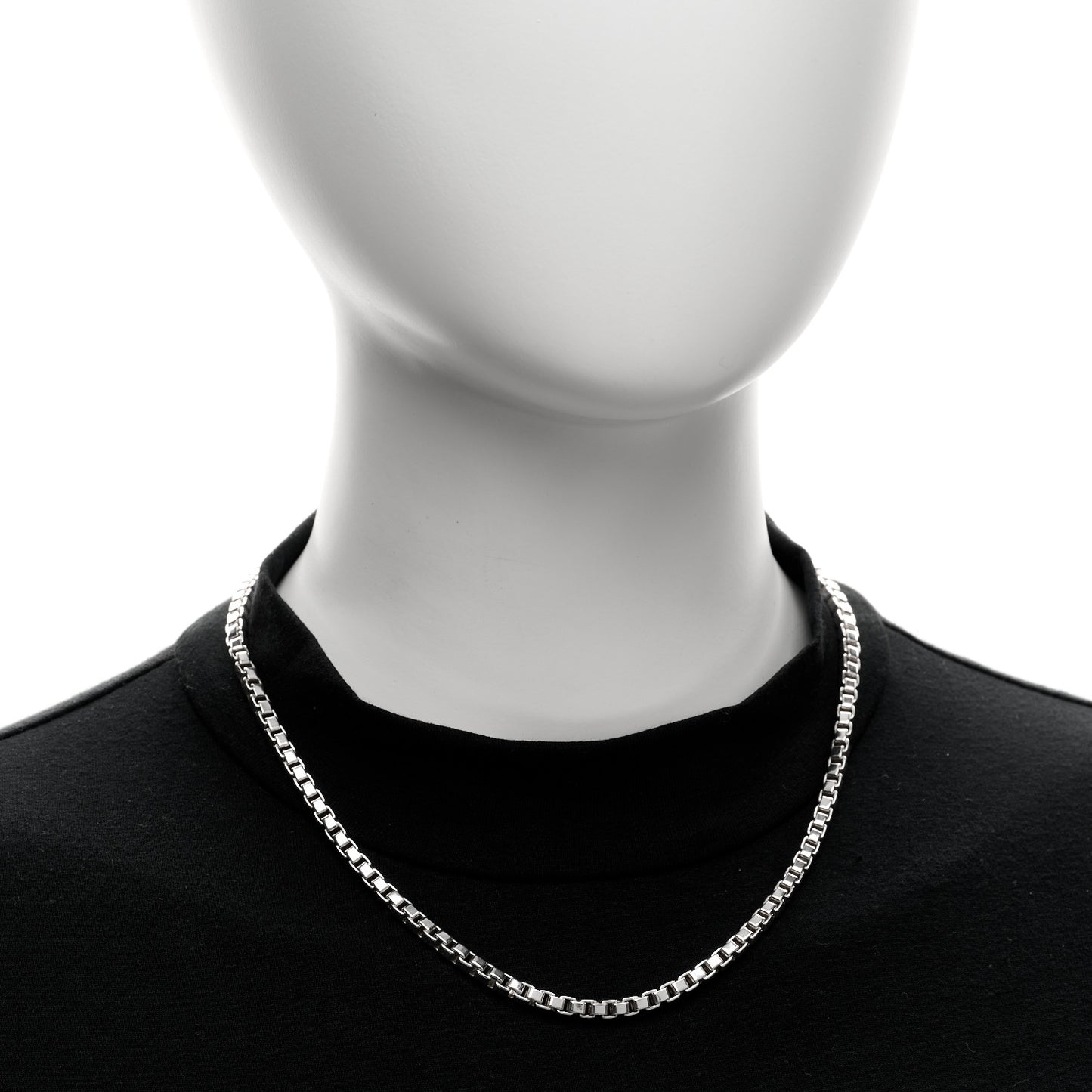 Sterling Silver 4mm Venetian Link Necklace