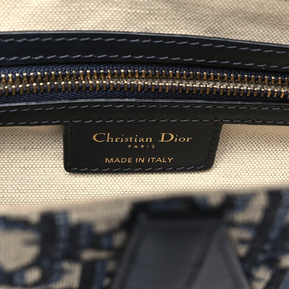 Christian Dior Oblique Saddle Bag Blue 6 of 10
