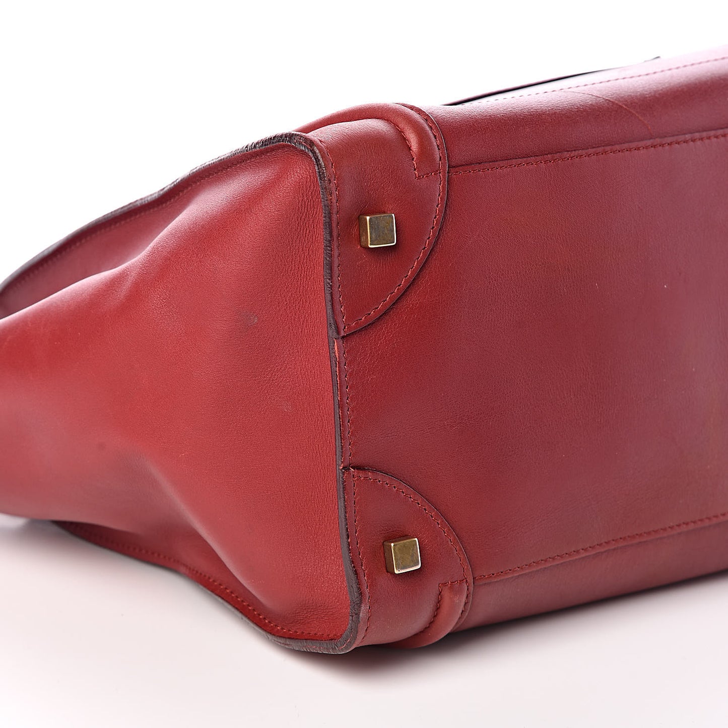 Smooth Calfskin Mini Luggage Red