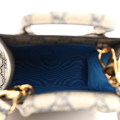 Gucci GG Supreme Monogram Exquisite Mini Vertical Tote Beige Ebony Blue Crop Live Red 5 of 9