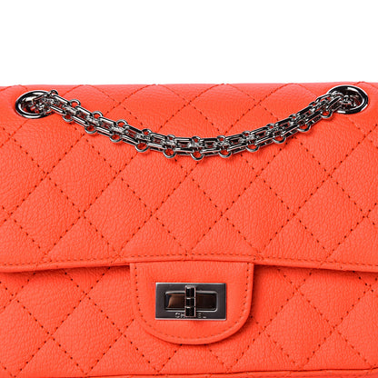 Chanel Goatskin Quilted 2.55 Reissue Mini Flap Orange 9 of 10