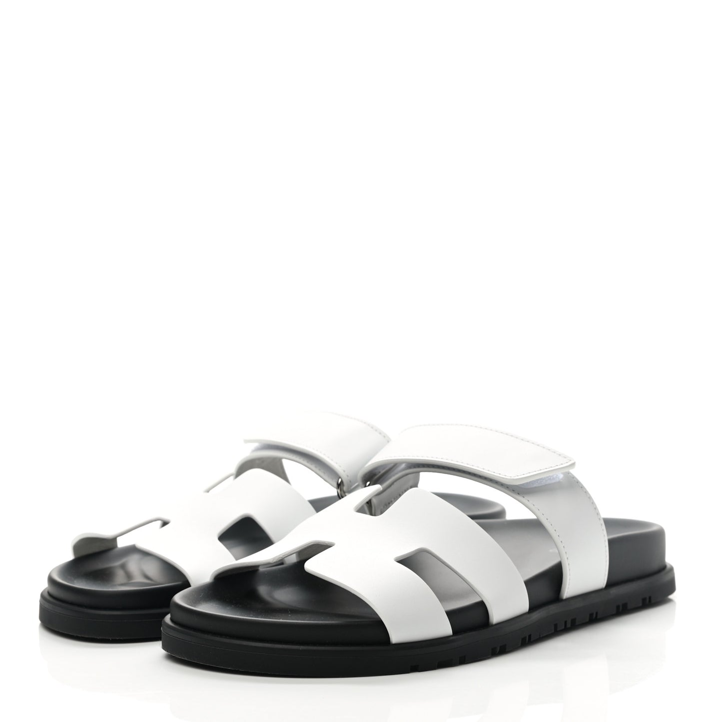 Calfskin Womens Chypre Sandals 37 White