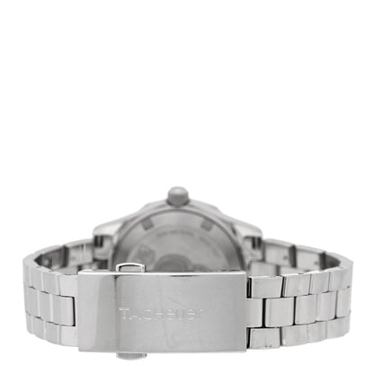 Tag Heuer Stainless Steel Diamond Pink Mother of Pearl 27mm Aquaracer Lady Quartz Watch WAF141H 3 of 4