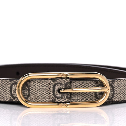 Gucci GG Supreme Monogram Jackie 1961 15mm Belt 100 40 Beige Brown 3 of 6