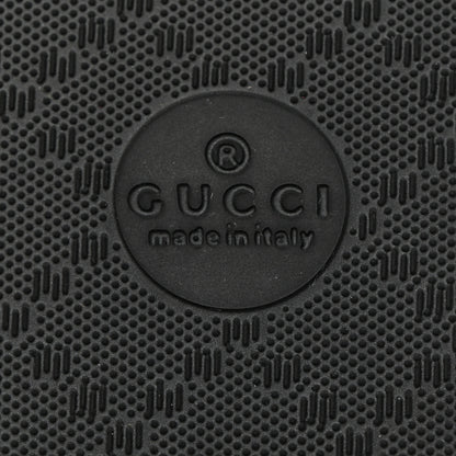 Gucci Rubber GG Monogram Perforated Womens Slide Sandals Black 8 of 9