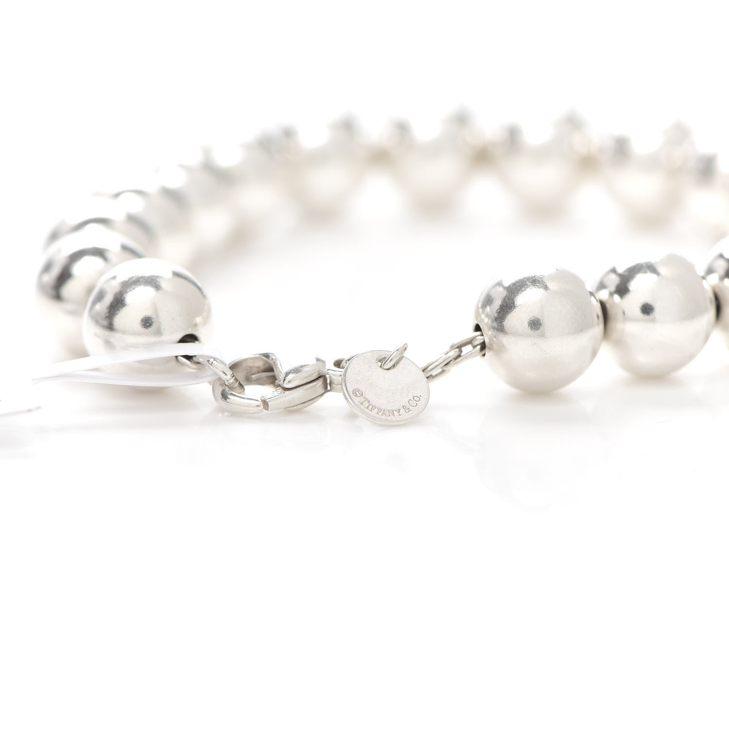 Tiffany Sterling Silver 10mm HardWear Ball Bracelet 4 of 4