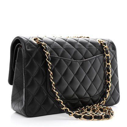 Chanel Lambskin Quilted Medium Double Flap Black 3 of 12