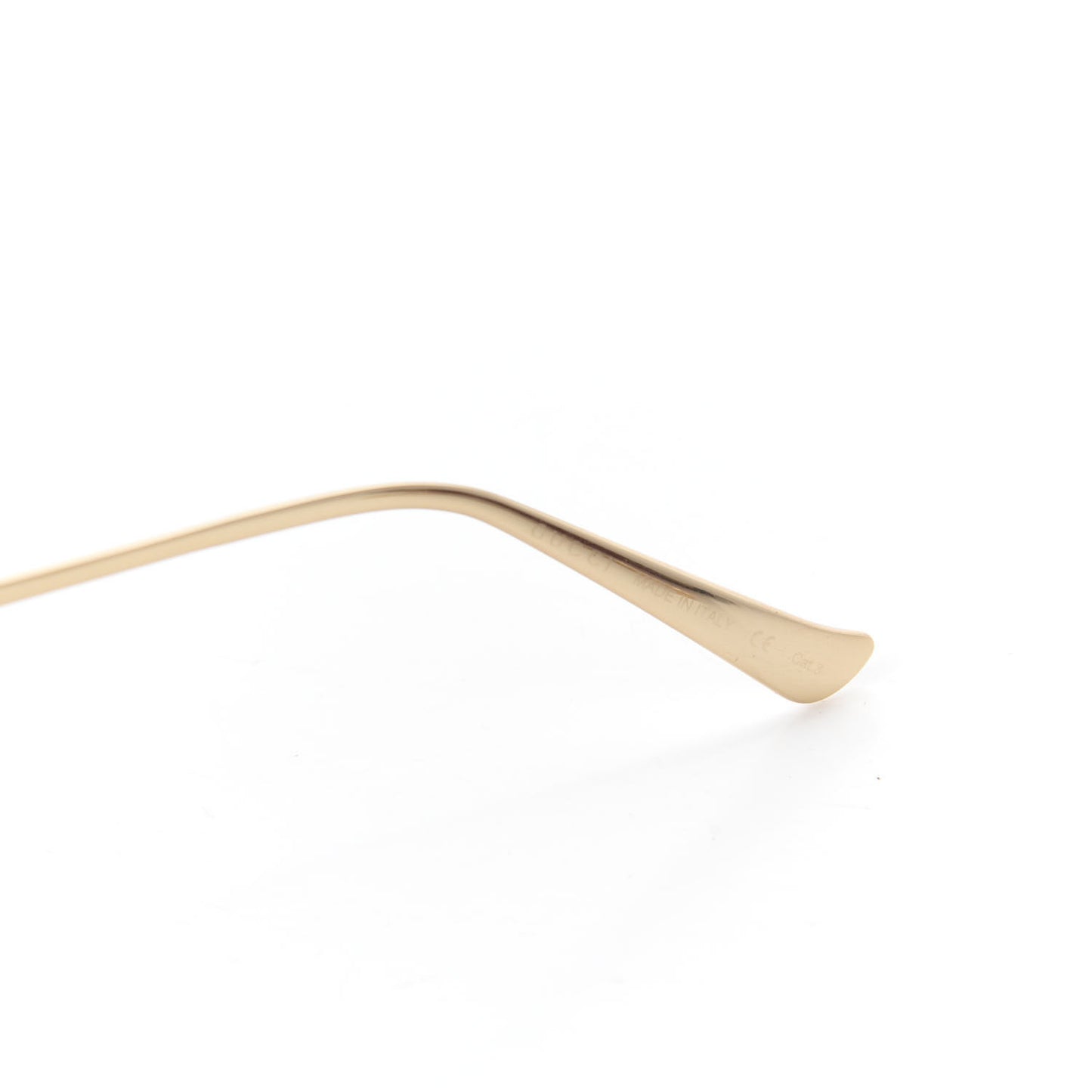 Metal Oversized Round Frame GG0225S Sunglasses Gold