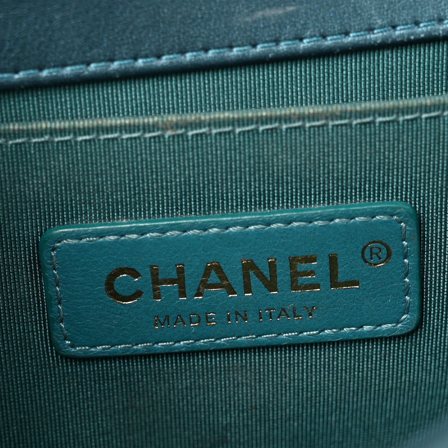 Chanel Metallic Calfskin Quilted Small Boy Flap Blue 6 of 13