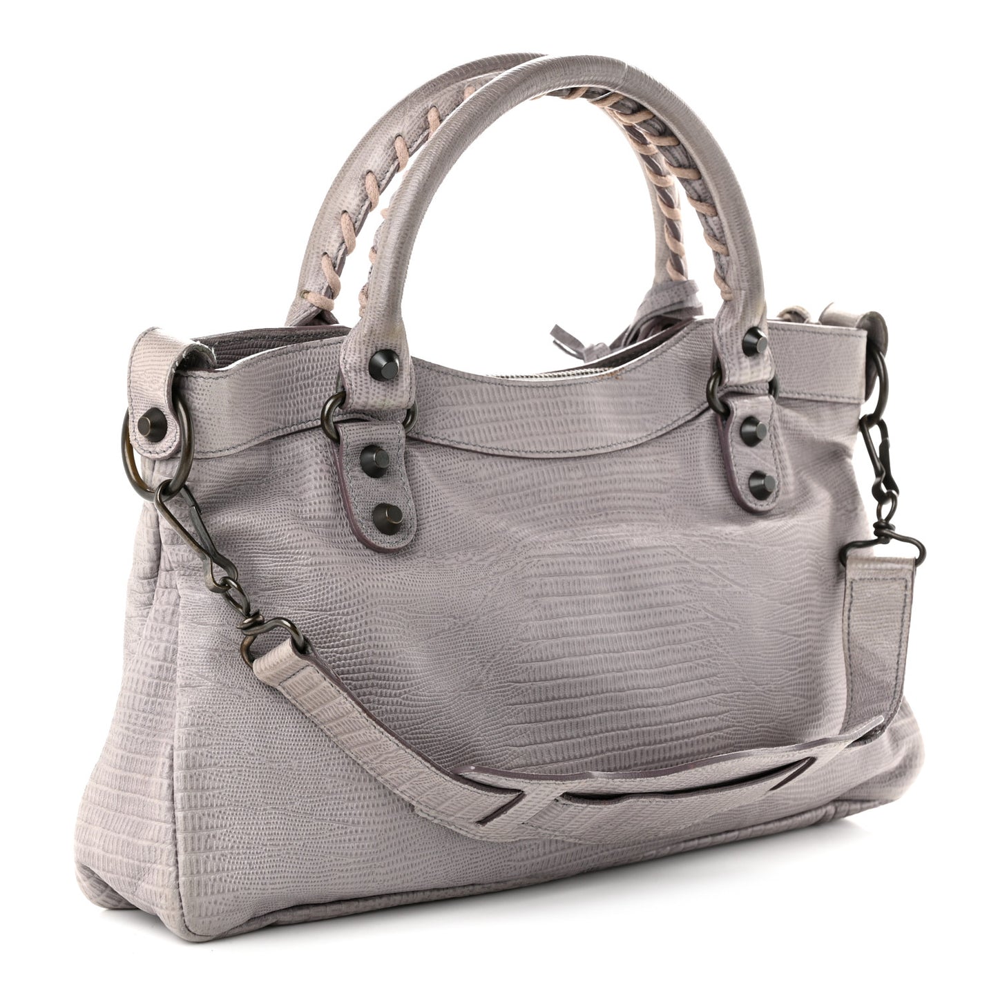 Agneau Lizard Embossed Classic Hardware First Fer