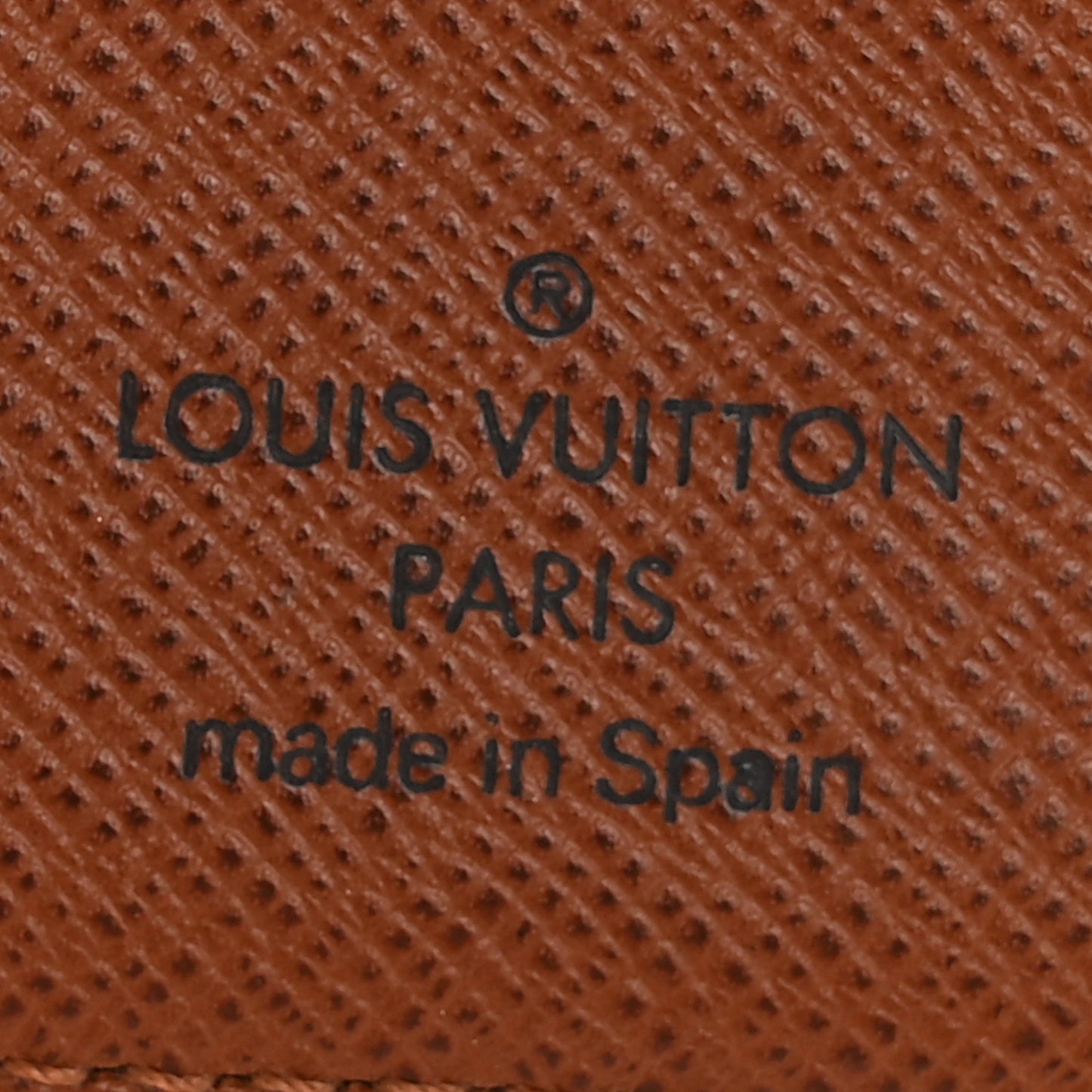 Monogram Checkbook Holder Case Wallet