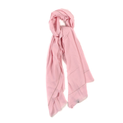 Chanel Wool Metal Chain Stole Light Pink 1 of 3