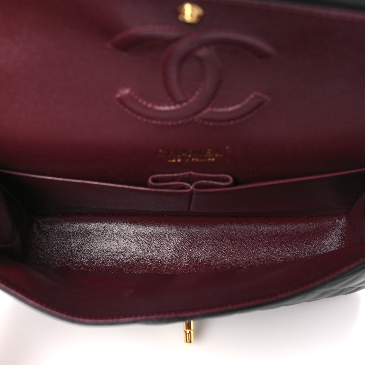 Chanel Lambskin Quilted Medium Double Flap Black 5 of 11