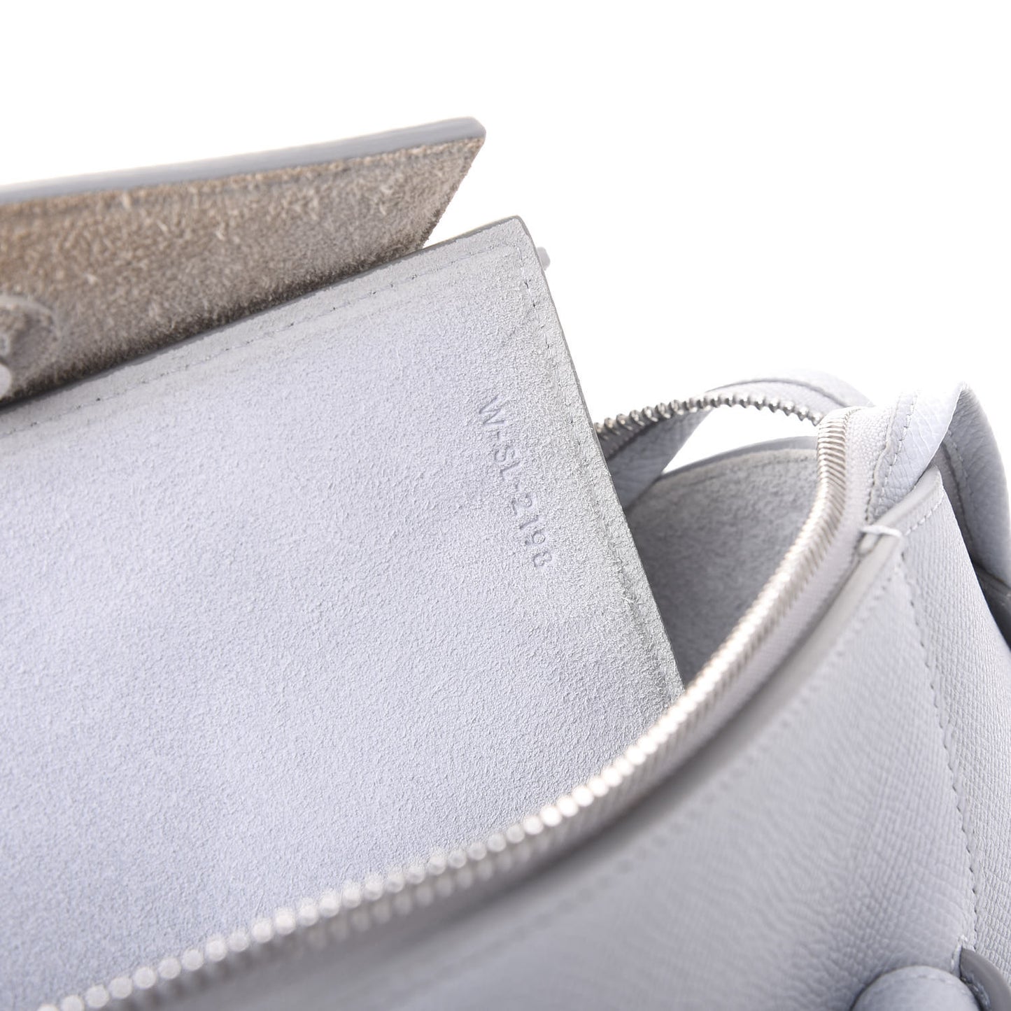 Grained Calfskin Nano Belt Bag Mineral