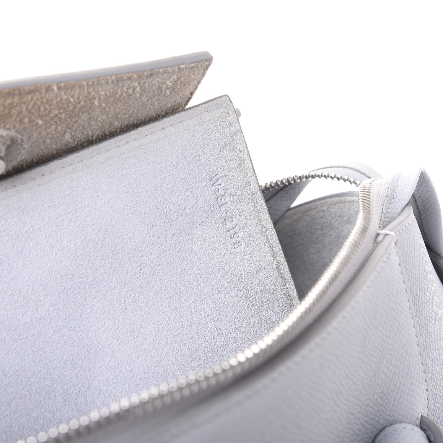 Celine Grained Calfskin Nano Belt Bag Mineral 6 of 11