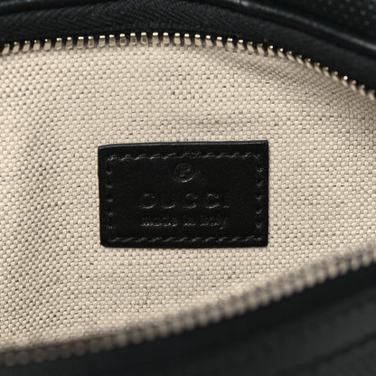 Gucci Calfskin GG Tennis Embossed Belt Bag Black 6 of 11
