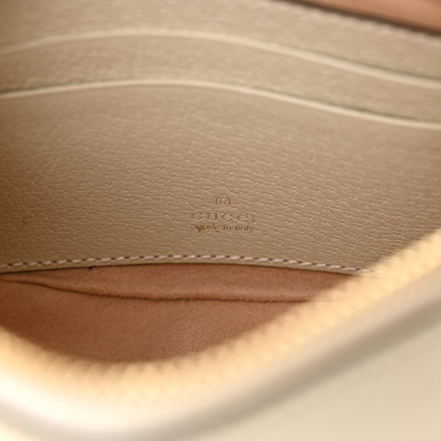 Gucci GG Supreme Monogram Textured Dollar Calfskin Web Mini Ophidia Half Moon Hobo Beige Ebony Mystic White 6 of 10