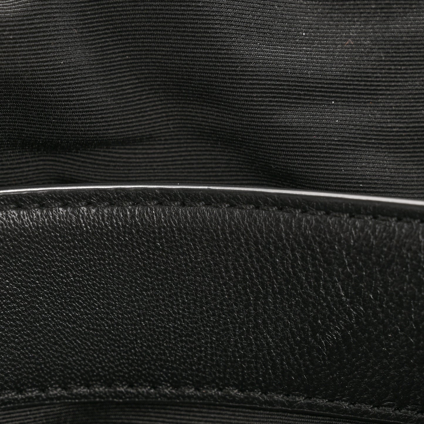 Calfskin Quilted J Marc Shoulder Bag Black