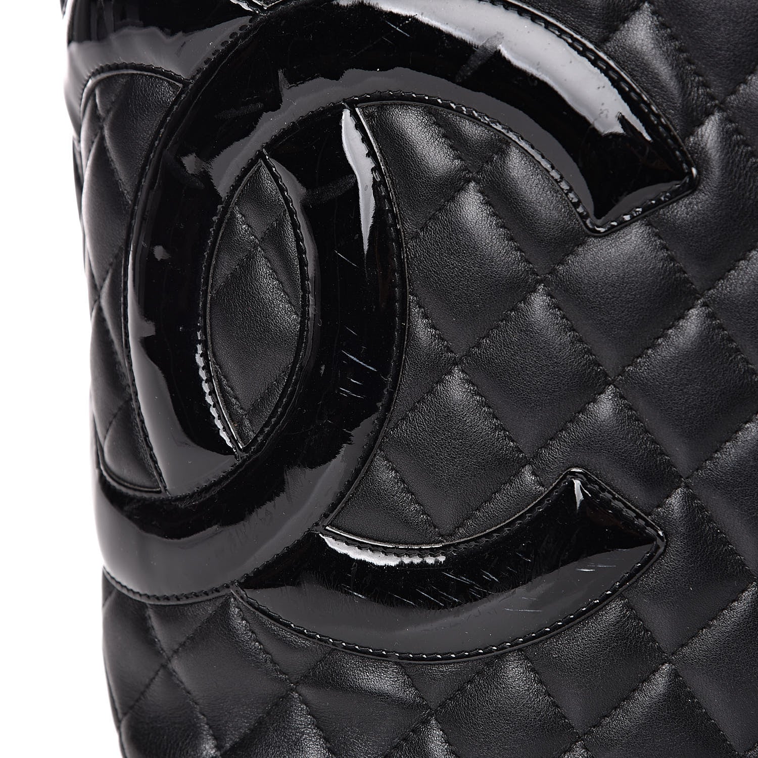 Chanel Calfskin Quilted Large Cambon Tote Black 11 of 17